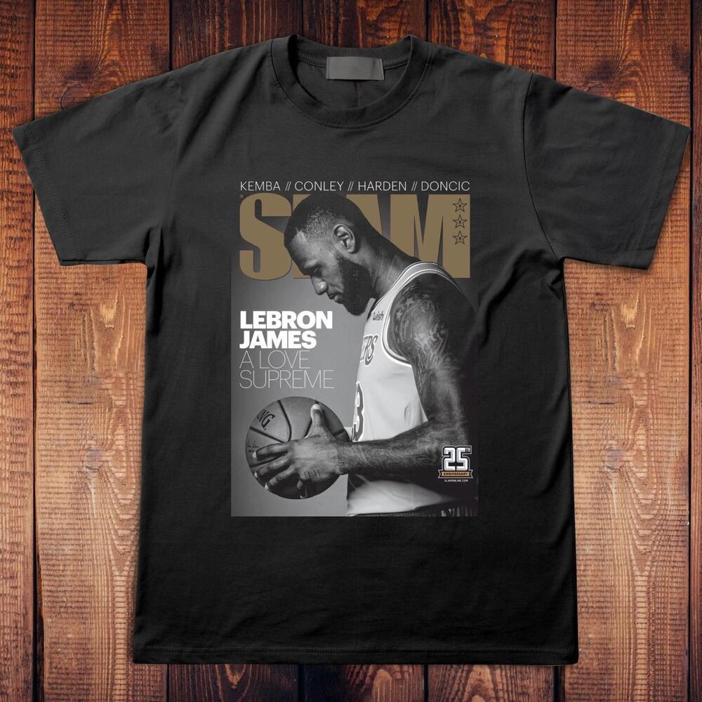 Lebron James Slam Cover Unisex T Shirt Lakers